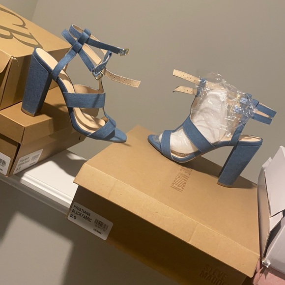 Charlotte Russe Jean Heels - Picture 1 of 5